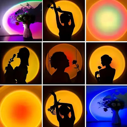Vibrant Sunset Projection Light